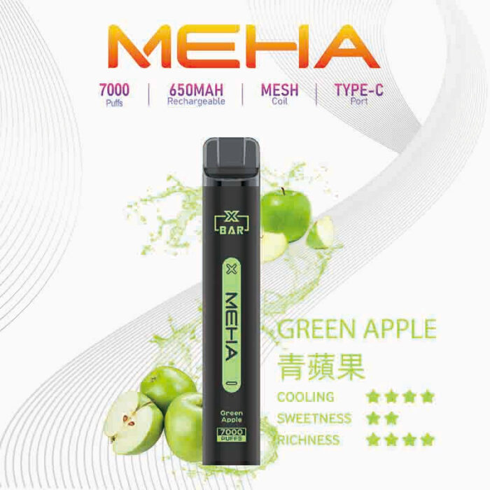 MEHA XBAR 拋棄式 7000口小黑條：圖片 9
