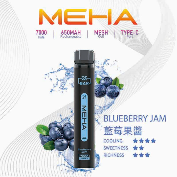 MEHA XBAR 拋棄式 7000口小黑條：圖片 17
