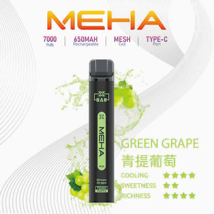 MEHA XBAR 拋棄式 7000口小黑條：圖片 8