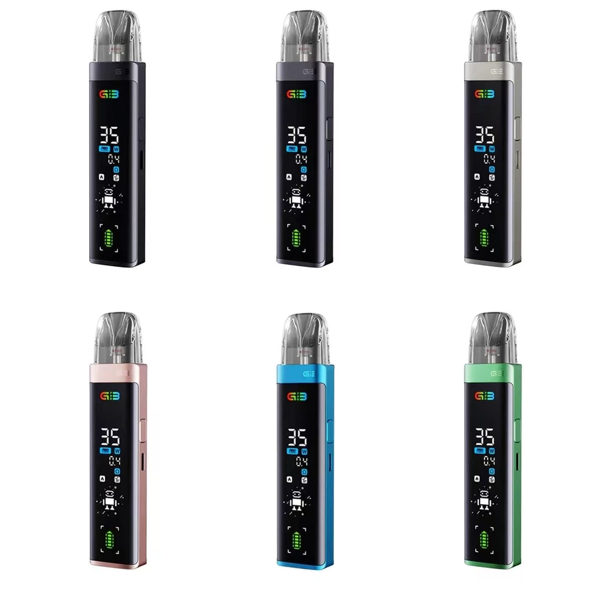 UWELL Caliburn G3 PRO 咖哩棒全螢幕 UI 顯示與側邊氣流調節真相-熱力蒸氣電子菸推薦