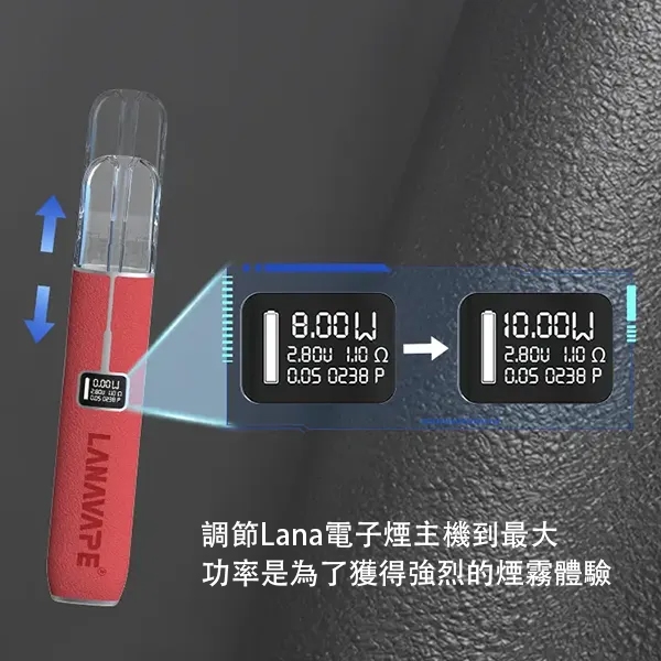 拉娜主機推薦 經典黑 皮革電子菸主機