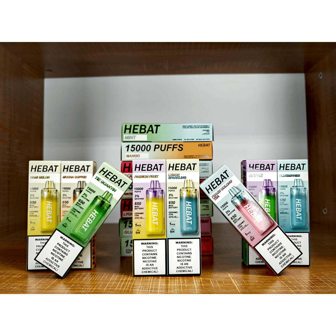 喜貝Hebat拋棄式15000口 Mesh Coil 與 Type-C 快充